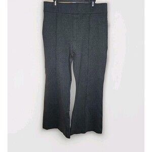 Spanx The Perfect Pant Ponte Flare 2X Petite Dark Gray Core Smoothing